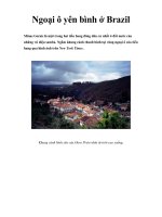 Ngoại ô yên bình ở Brazil ppsx