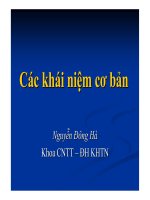 Các khái niệm lập trình cơ bản ppt