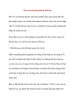 Dạy con cái cách quản lý tiền bạc ppt