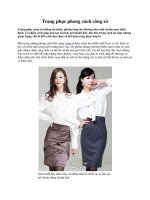 Trang phục phong cách công sở potx