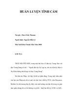 HUẤN LUYỆN TÌNH CẢM pps