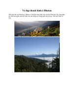 Vẻ đẹp thanh bình ở Bhutan potx