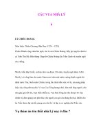 CÁC VUA NHÀ LÝ - 6 pps