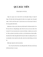 QUẢ BẦU TIÊN(Truyện tập cho trẻ kể lại) doc