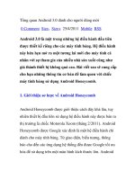 Tổng quan Android 3.0 dành cho người dùng mới pdf