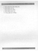 Giáo trình công nghệ trồng trọt part 6 docx