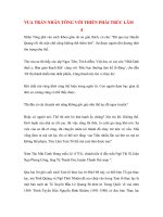 VUA TRẦN NHÂN TÔNG VỚI THIỀN PHÁI TRÚC LÂM 4 docx