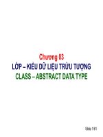 Lập trình hướng đối tượng với java - Chương 3 doc