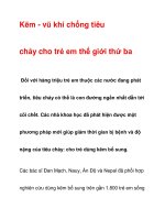 Kẽm - vũ khí chống tiêu chảy cho trẻ em pptx