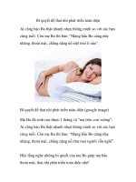 Bí quyết để thai nhi phát triển toàn diện pptx