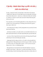 Cận thị - thách thức thực sự đối với nền y sinh của nhân loại doc