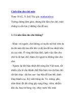 Cách tắm cho chó mèo ppsx