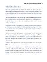 NHẬN BIẾT: CHÌA KHÓA SỐNG TRONG CÂN BẰNG - Phần 4 doc