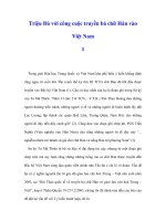 Triệu Đà với công cuộc truyền bá chữ Hán vào Việt Nam 1 pps