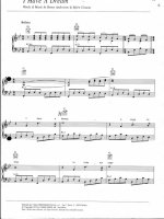 Bản nhạc I have a dream pot