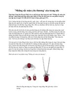 ''''Những sắc màu yêu thương'''' của trang sức doc