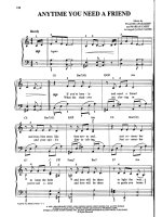 Bản nhạc Anytime you need friend potx