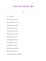 Vài nét về nhà Trần (1225 - 1400) - 1 potx
