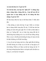 An toàn khi đưa trẻ về quê ăn Tết pdf