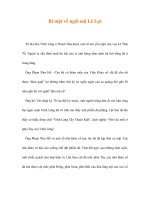 Bí mật về ngôi mộ Lê Lợi pdf