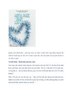 HẠNH PHÚC – PHẢI LỰA CHỌN (Tủ sách tuổi trẻ) – Phần 1 potx