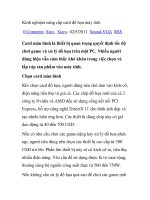 Kinh nghiệm nâng cấp card đồ họa máy tính pdf
