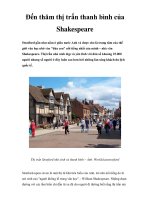 Đến thăm thị trấn thanh bình của Shakespeare potx