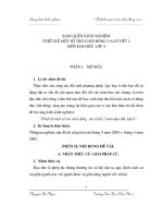 Thiết kế một số trò chơi đóng vai ở tiết 2 môn đạo đức lớp 4