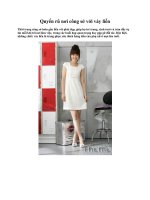 Quyến rũ nơi công sở với váy liền docx