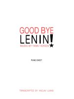 Bản nhạc Complete score docx