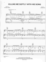 Bản nhạc Killing me softly pot