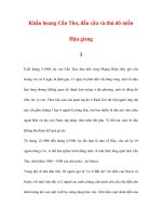 Khẩn hoang Cần Thơ, đầu cầu và thủ đô miền Hậu giang 3 pdf