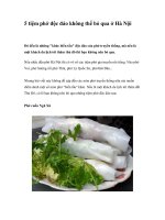 5 tiệm phở độc đáo không thể bỏ qua ở Hà Nội pot