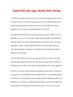 nơi nào có ý chí, nơi đó có con đường - Người biến địa ngục thành thiên đường ppt