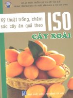 KĨ THUẬT TRỒNG, CHĂM SÓC CÂY ĂN QUẢ THEO ISO - CÂY XOÀI part 1 pptx