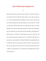 Lịch sử Khẩn hoang Vùng Rạch Giá 1 pptx