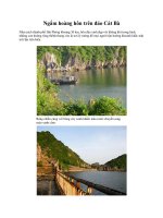 Ngắm hoàng hôn trên đảo Cát Bà potx