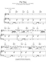 Bản nhạc Fix you pptx