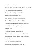 quá trình hình thành và phương pháp điều trị bệnh viêm phế quản cấp và mãn tính trong y học p9 ppt