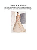 Quý phái với váy cưới đuôi dài ppsx