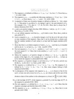 173 bài toán về dãy số trong các kỳ thi olympic quốc tế