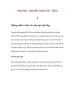Nhà Mạc - Nam Bắc Triều (1527 - 1592) 2 ppt