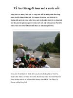 Về An Giang đi tour mùa nước nổi pptx