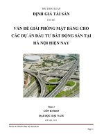 BÀI THẢO LUẬN ĐỊNH GIÁ TÀI SẢN ppt