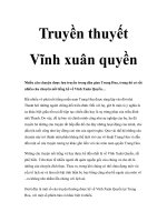 Truyền thuyết Vĩnh xuân quyền pot