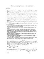 Đề thi học sinh giỏi lớp 9 môn Vật lý năm học 2009-2010 - Đề số 23 docx