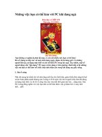 Những việc bạn có thể làm với PC khi đang ngủ ppt