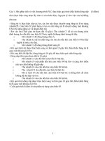 CÂU HỎI LẬP TRÌNH PLC pps