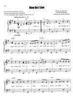 Bản nhạc How do i live pptx