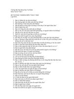 Trắc nghiệm tâm lý học pdf